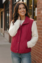 Load image into Gallery viewer, Cranberry Cozy Puffer Vest