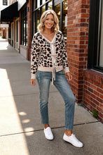 Load image into Gallery viewer, Leopard Love Lace-Up Cardigan