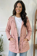 Load image into Gallery viewer, Blush & Go Utility Lined Snap Close Jacket