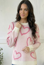 Load image into Gallery viewer, Love Notes Jacquard Sweater