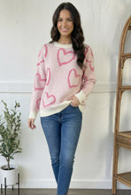 Load image into Gallery viewer, Love Notes Jacquard Sweater