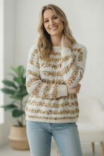 Load image into Gallery viewer, Daisy's for Days 3D Flower Long Sleeve Sweater