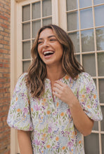 Load image into Gallery viewer, Running Through Wildflowers Flutter Sleeve Blouse