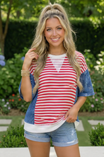 Load image into Gallery viewer, Stars Stripes and So Much Style Top