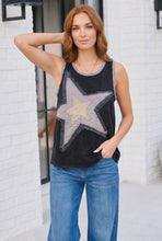 Load image into Gallery viewer, Star Power Mineral Washed Tank Top