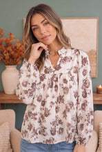 Load image into Gallery viewer, Roses in Bloom Floral Babydoll Top