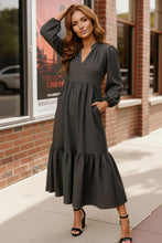 Load image into Gallery viewer, Slate Serenade Maxi Dress