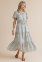 Load image into Gallery viewer, Summer in London Floral Midi Dress