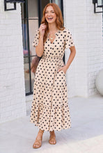 Load image into Gallery viewer, Spotted Something Sweet: Polka Dot Midi Dress