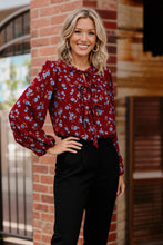 Load image into Gallery viewer, Cranberry Bloom Blouse