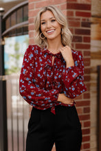 Load image into Gallery viewer, Cranberry Bloom Blouse