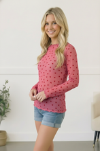 Load image into Gallery viewer, All Heart Mesh Top