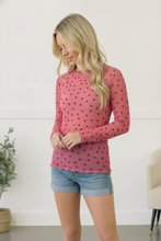 Load image into Gallery viewer, All Heart Mesh Top