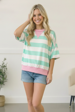 Load image into Gallery viewer, Mint Sugar Rush Colorblock Tee