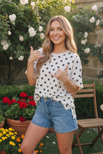 Load image into Gallery viewer, Dot to Dot Polka Print Boxy Tee