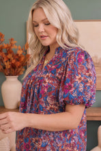 Load image into Gallery viewer, Blooming Beautifully Floral Puff Sleeve Top