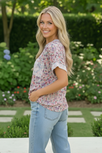 Load image into Gallery viewer, Garden Crush Floral Pocket Tee