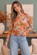 Load image into Gallery viewer, Mums the Word Mesh Floral Top