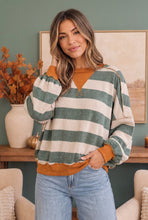 Load image into Gallery viewer, Stripes and Spice Pullover