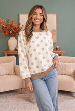 Load image into Gallery viewer, Dotted Daydream Polka Dot Pullover Top