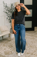 Load image into Gallery viewer, Had to Be There Mineral Wash Tee in Ash Black