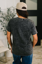 Load image into Gallery viewer, Had to Be There Mineral Wash Tee in Ash Black