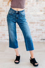 Load image into Gallery viewer, JUDY BLUE Hayes High Rise Wide Leg Crop Jeans by