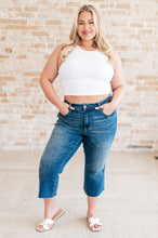 Load image into Gallery viewer, JUDY BLUE Hayes High Rise Wide Leg Crop Jeans by