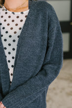Load image into Gallery viewer, Here to Help Open Front Cardigan in Midnight