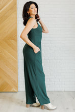 Load image into Gallery viewer, Hilary Wide Leg Jumpsuit in Green