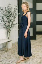 Load image into Gallery viewer, Hold Me Down Midi Dress in Navy
