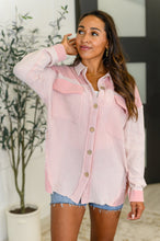 Load image into Gallery viewer, Hot & Unbothered Full Front Button Down Shacket in Pink