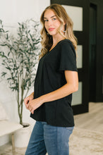 Load image into Gallery viewer, I Don't Have to Choose V-Neck Tee in Black