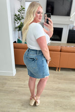 Load image into Gallery viewer, JUDY BLUE Carol High Rise Rigid Magic Denim Skirt