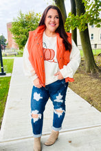 Load image into Gallery viewer, Weekend Ready Rust High Neck Snap Button Quilted Puffer Vest