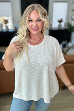 Load image into Gallery viewer, Let Light be Light Drop Shoulder Oversized Tee in Sand Beige