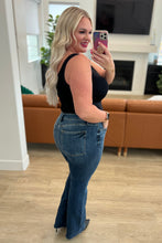 Load image into Gallery viewer, JUDY BLUE Josephine Mid Rise Raw Hem Bootcut Jeans