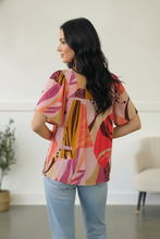 Load image into Gallery viewer, Art Walk Print Blouse