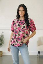 Load image into Gallery viewer, All Dressed Up with Nowhere to Go Floral Blouse