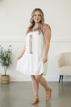 Load image into Gallery viewer, Fiesta Bloom Embroidered Dress