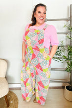 Load image into Gallery viewer, Stand Out Multicolor Boho Patchwork Wide Leg Overall Jumpsuit