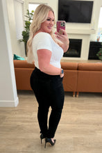 Load image into Gallery viewer, JUDY BLUE Reese Rhinestone Slim Fit Jeans in Black