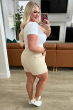 Load image into Gallery viewer, JUDY BLUE Greta High Rise Garment Dyed Shorts in Bone