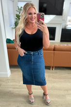 Load image into Gallery viewer, JUDY BLUE Marcy High Rise Denim Midi Skirt