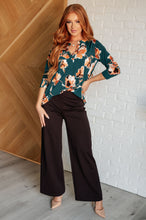 Load image into Gallery viewer, I Think Different Top in Teal Floral