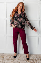 Load image into Gallery viewer, I Wish We Had it All Surplice Floral Blouse