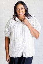 Load image into Gallery viewer, I'll Let You Know Eyelet Lace Blouse