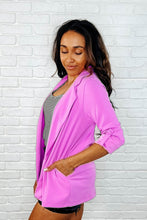 Load image into Gallery viewer, I'm Really That Gal Open Front Blazer in Orchid Glow