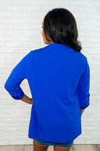 Load image into Gallery viewer, I'm Really That Gal Open Front Blazer in Royal Blue