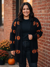 Load image into Gallery viewer, Hey Pumpkin Knit Cardigan (multiple color options)